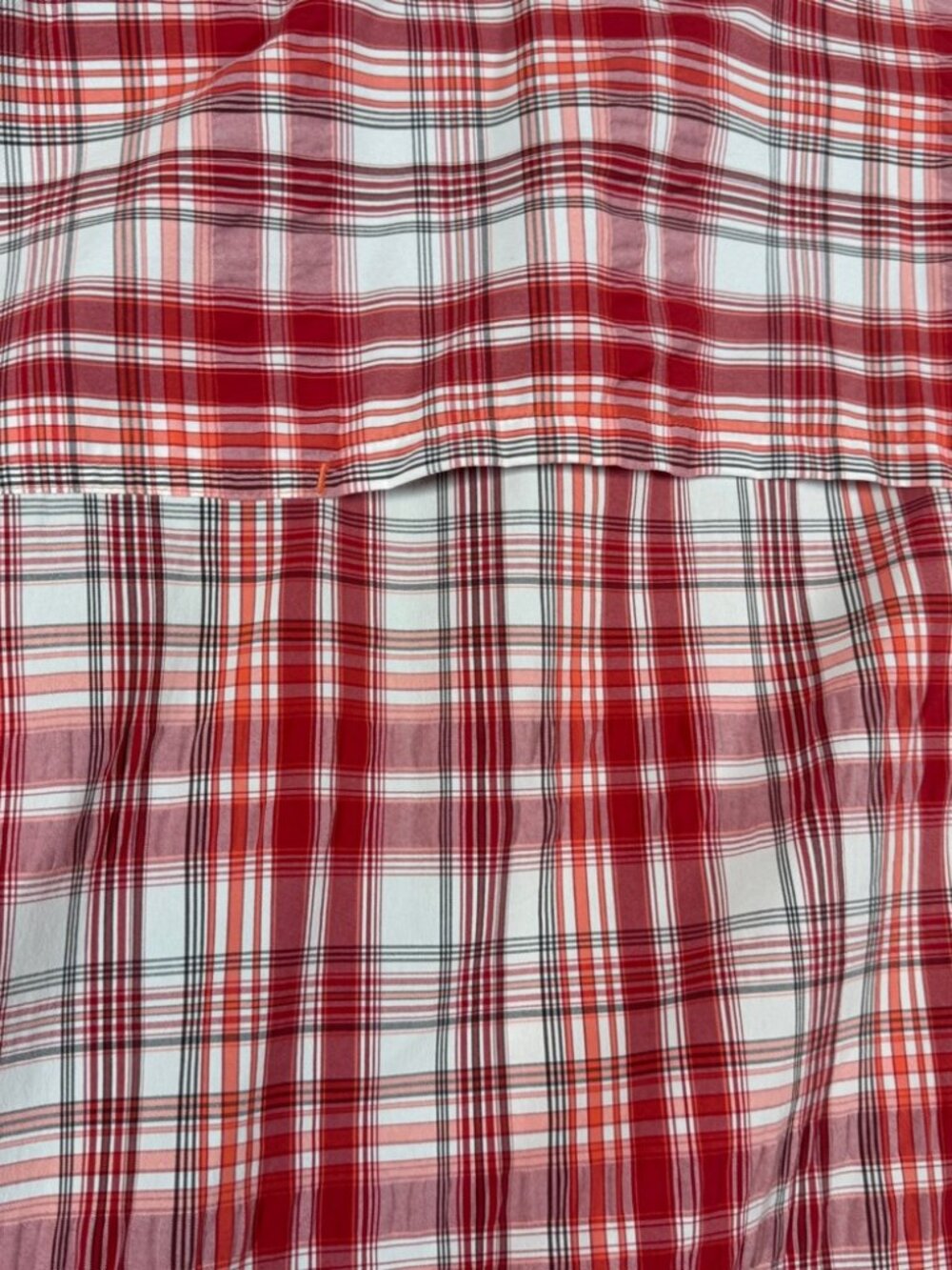 Woolrich Plaid Outdoor Button Down Shirt Red White Hiking Fishing Size XXL - Picture 13 of 14